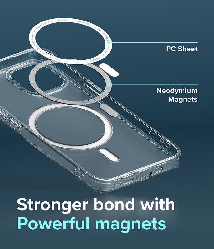Powerful Magnets with Ringke Magsafe case for iPhone 13 mini