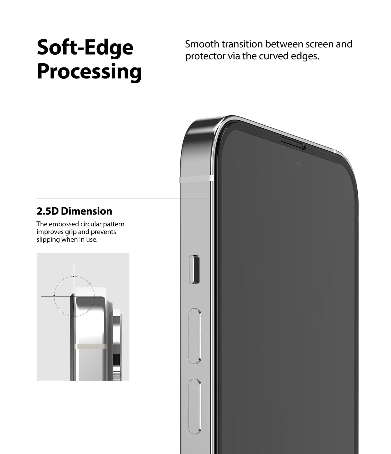 iPhone 13 Pro Max /14 Plus ID Tempered Glass Screen Protector By Ringke