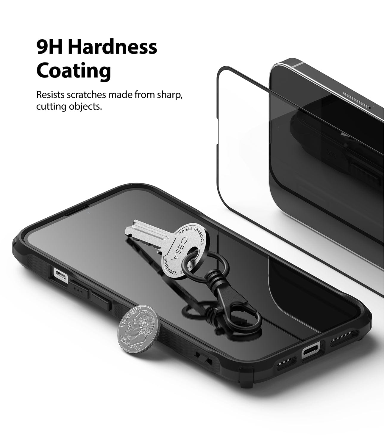 iPhone 13 Pro Max /14 Plus ID Tempered Glass Screen Protector By Ringke