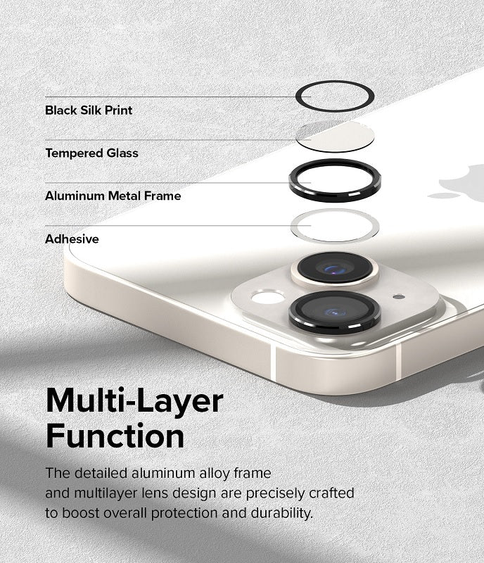 Multi-Layer Camera Lens Protection for iPhone 14