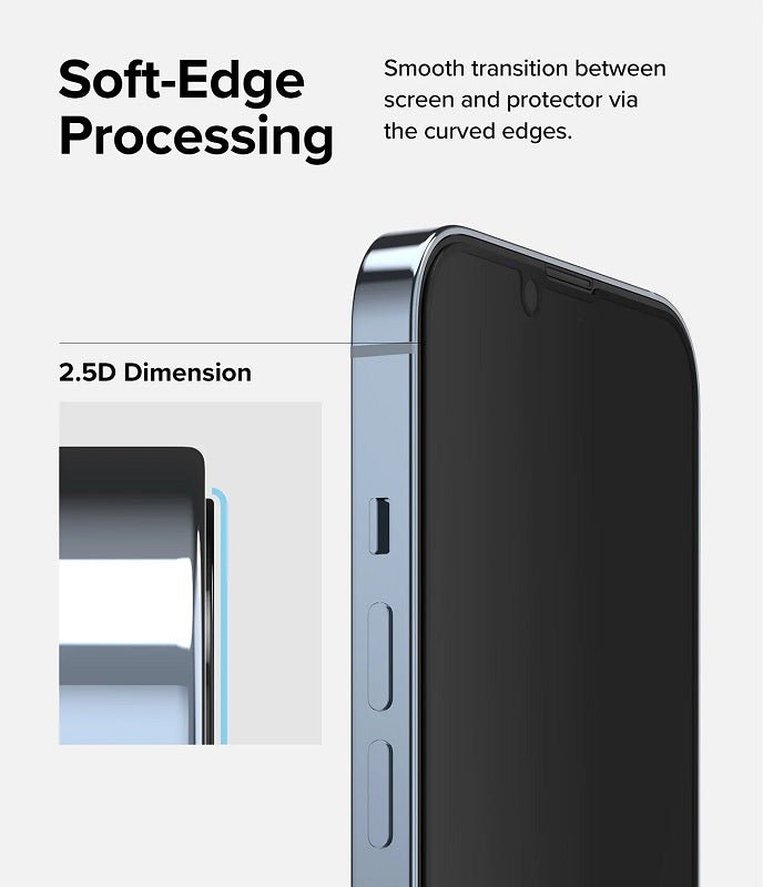 iPhone 14 6.1" / 13 / 13 Pro Privacy Tempered Glass by Ringke