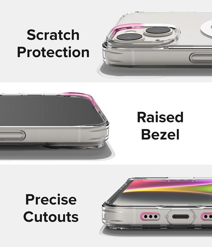 iPhone 14 6.1" Fusion Magnetic Matte Clear Case By Ringke