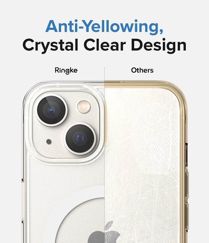iPhone 14 6.1" Fusion Magnetic Matte Clear Case By Ringke