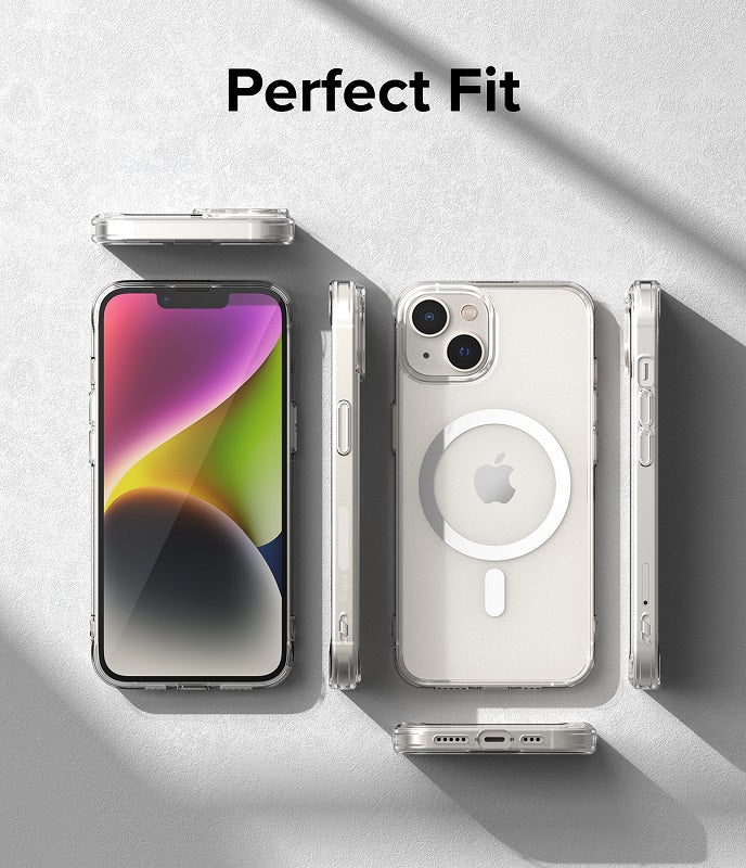 iPhone 14 6.1" Fusion Magnetic Matte Clear Case By Ringke