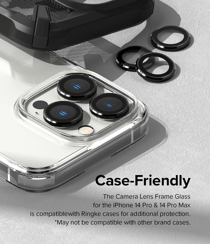 Case friendly iphone 14 camera lens protector 