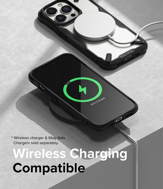 Wireless charging compatible with iPhone 14 Pro max case 