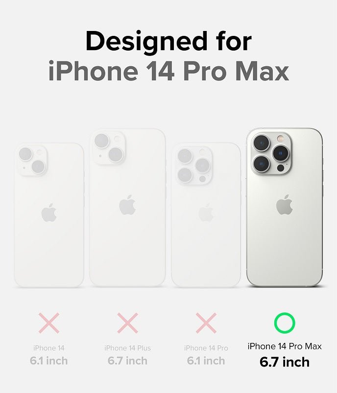 iPhone 14 Pro Max 6.7" Fusion X Design Camo-Black Case By Ringke