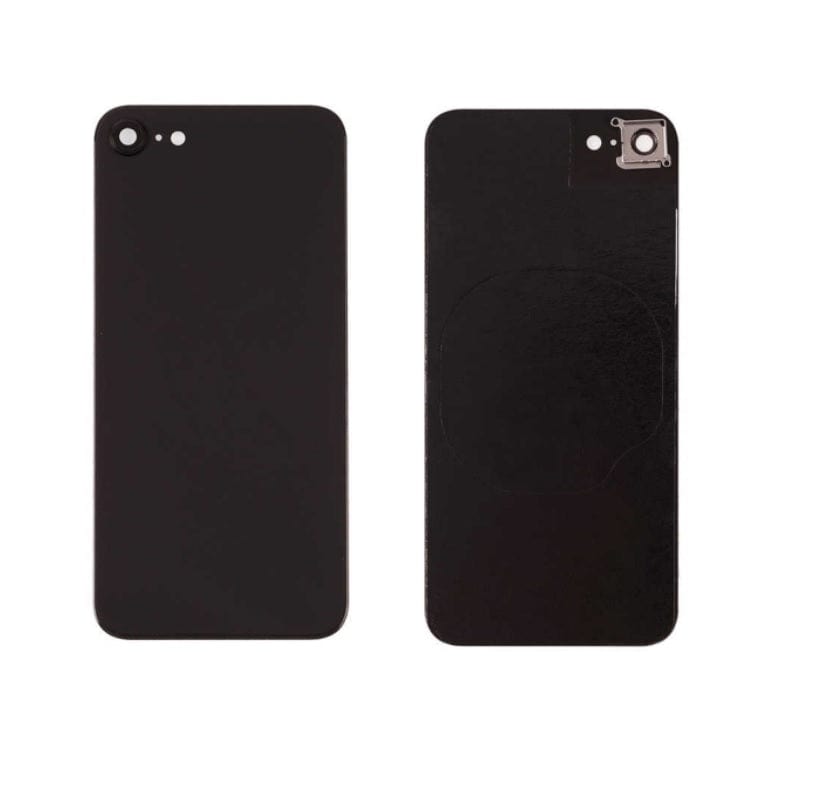 iPhone 8 Back Glass with Lens Replacement Black Color
