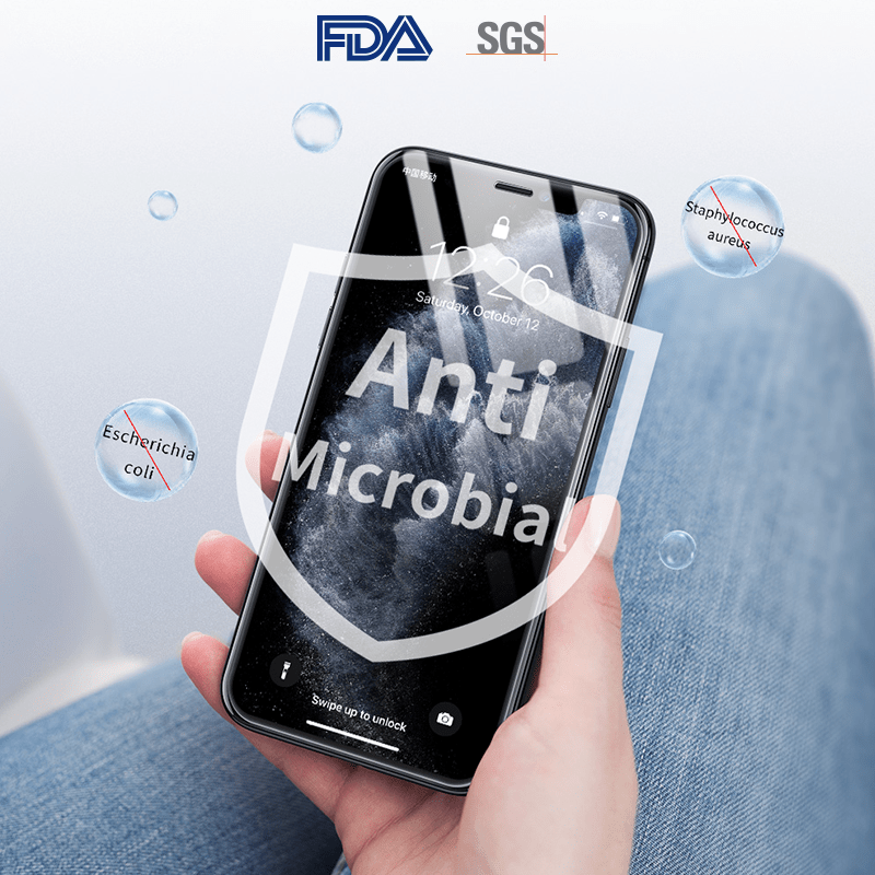 iPhone SE 2020 Anti Microbial 3D Screen Protector By T Max