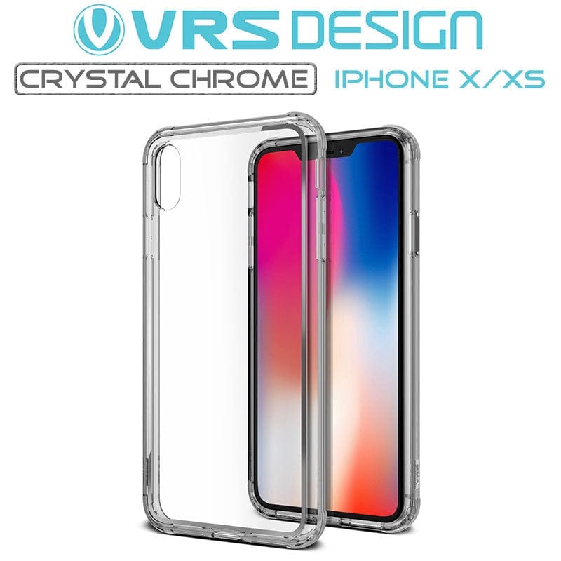 iPhone X / XS Crystal Chrome Clear Case By VRS Design