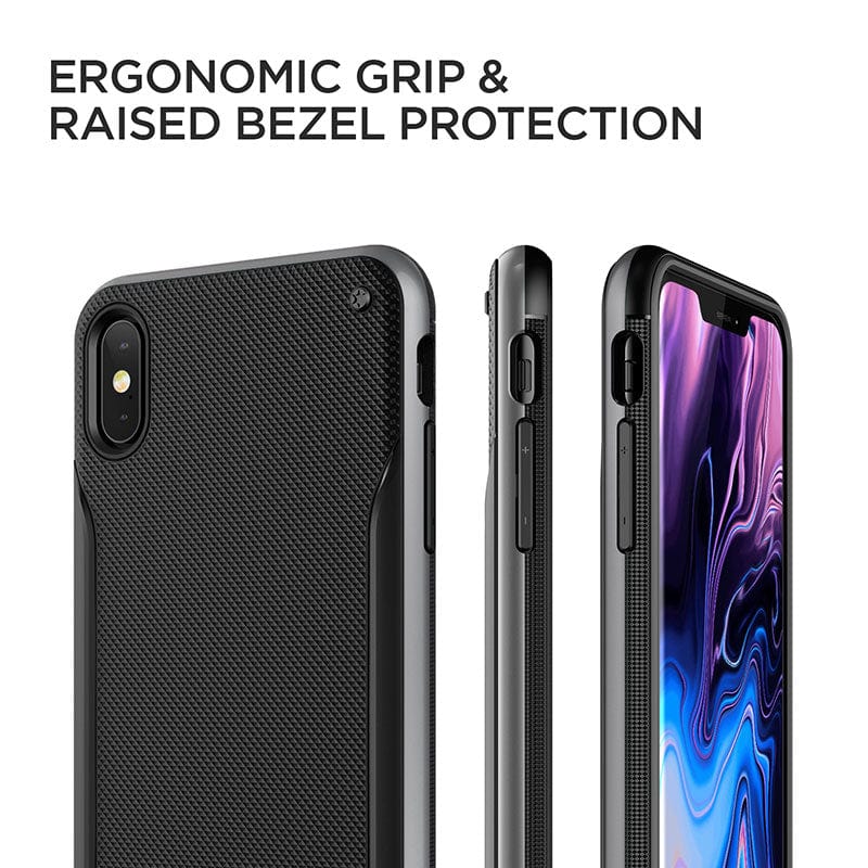 iPhone XS MAX Case High Pro Shield Steel Silver By VRS Design