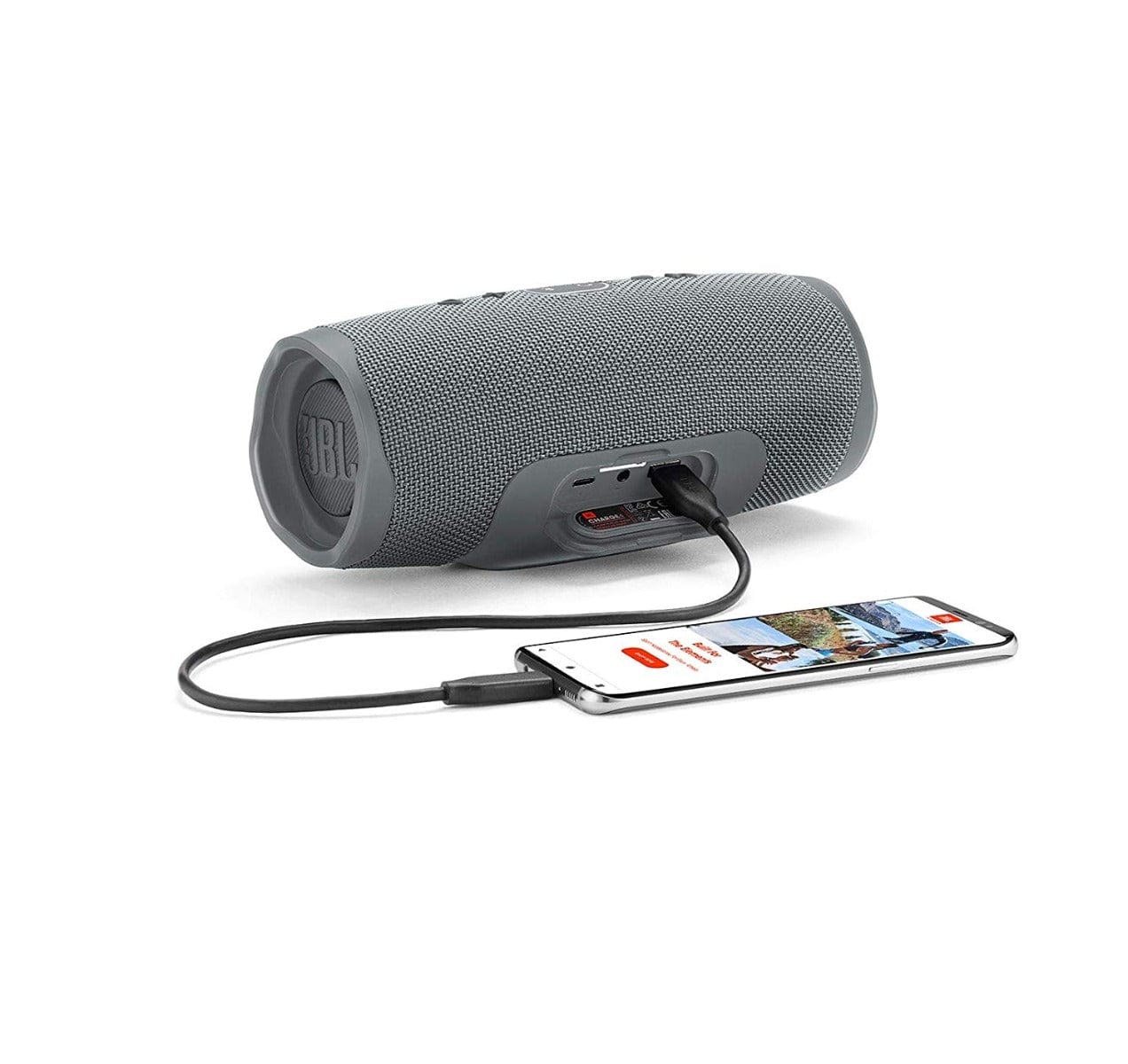 JBL Charge 4 Portable Bluetooth Speaker - Grey