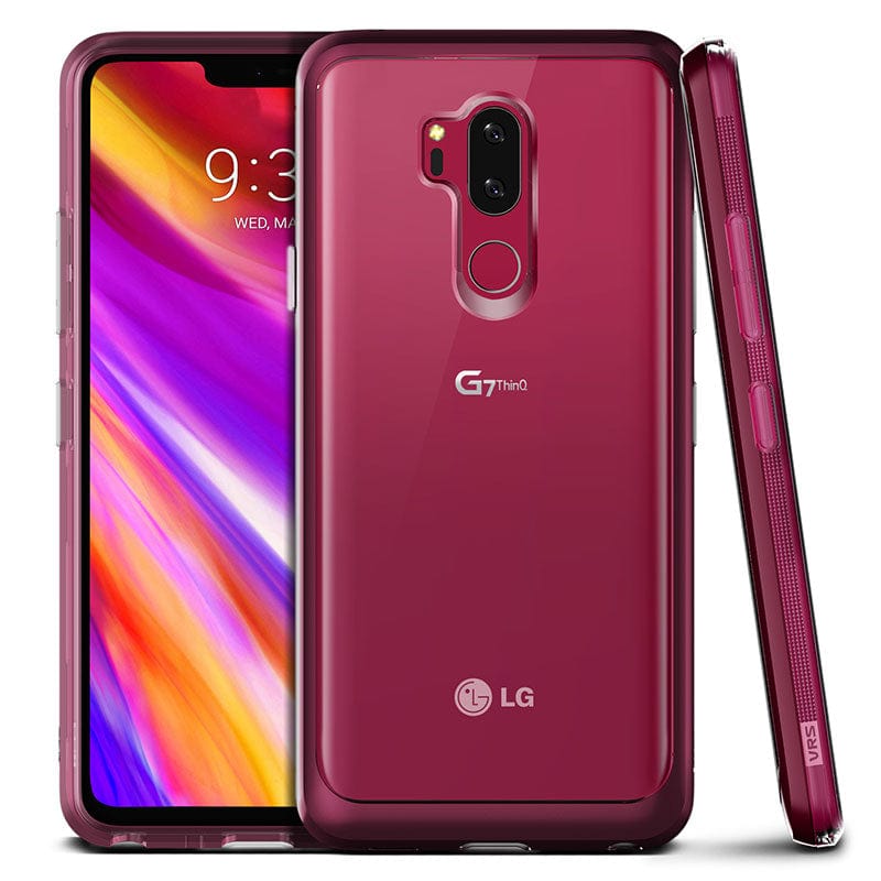 LG G7 ThinQ Crystal Bumper Rose Case By VRS Design