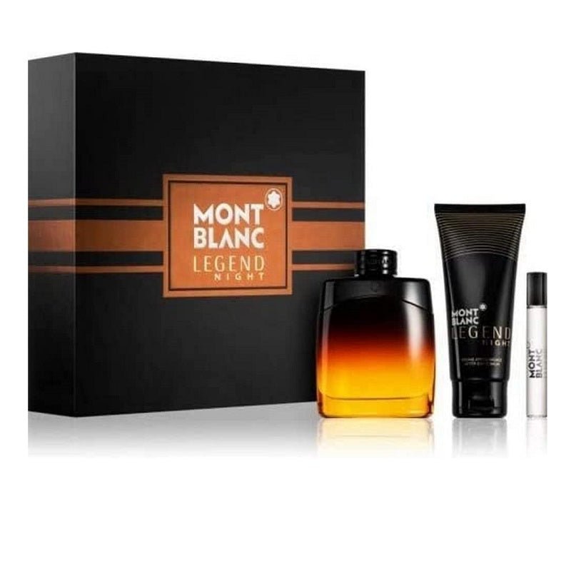 Mont Blanc Legend Night EDP 3Pc Gift Set Men