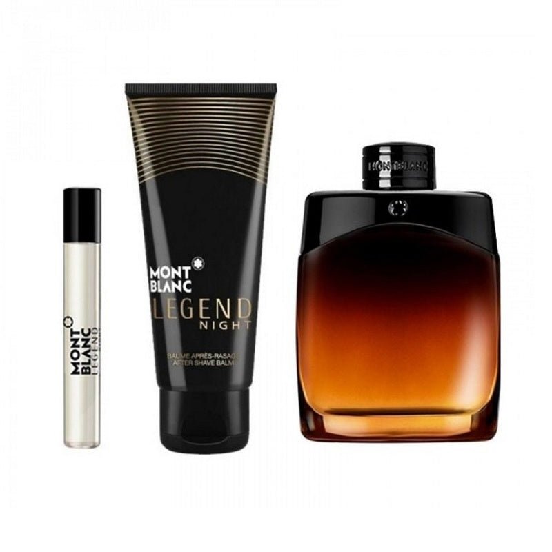 Mont Blanc Legend Night EDP 3Pc Gift Set Men