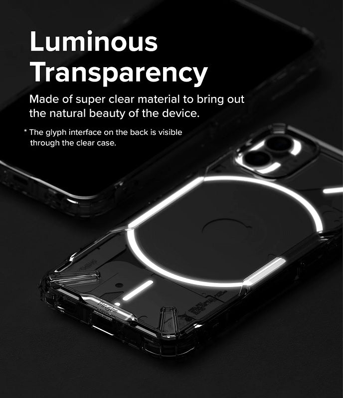 Luminious Transparency case Nothing Phone 1 Fusion Clear by Ringke
