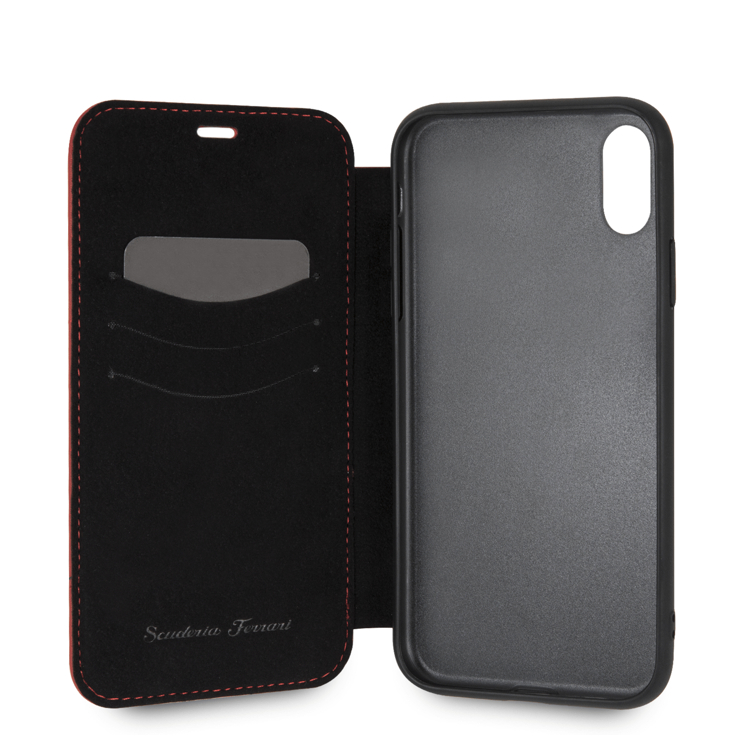 Official Ferrari Genuine Leather Heritage RED Case for iPhone XR