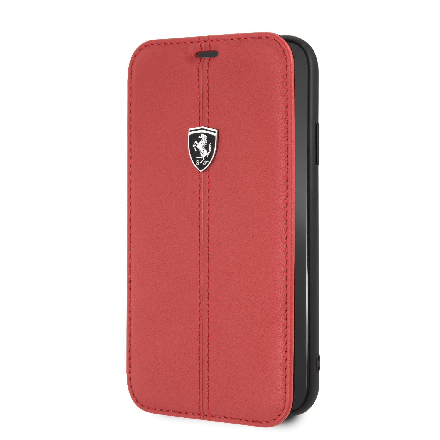 Official Ferrari Genuine Leather Heritage RED Case for iPhone XR