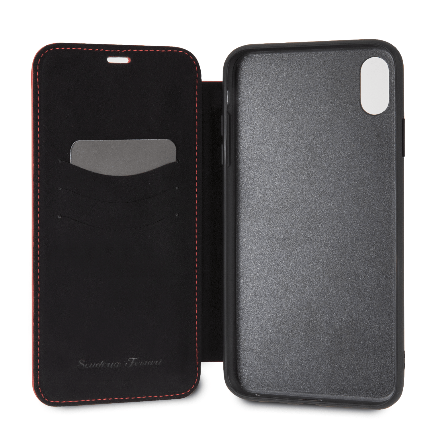  Safeguard your personal device in luxurious style with this genuine leather case, featuring the signature design excellence synonymous with Ferrari Auto