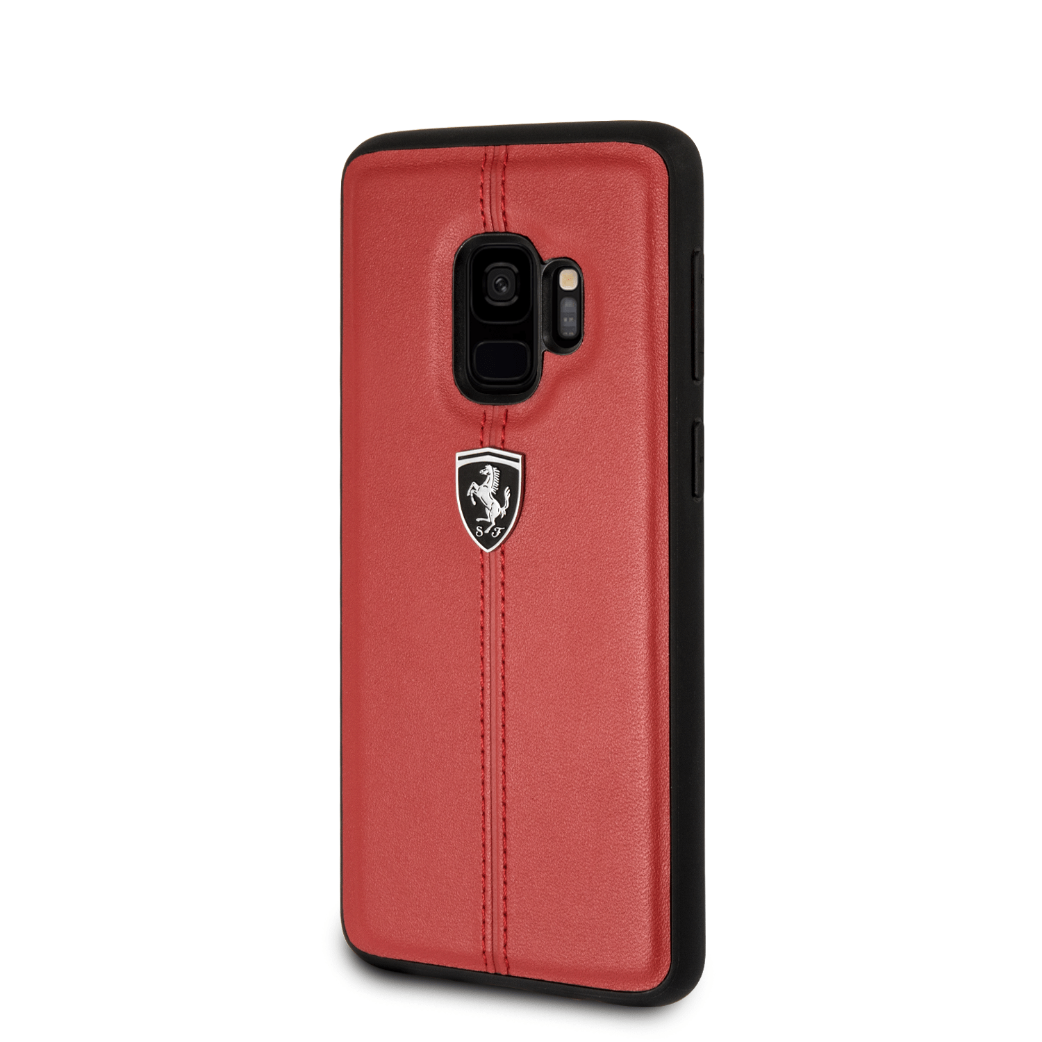 Official Ferrari Genuine Leather Heritage RED Case For Samsung Galaxy S9