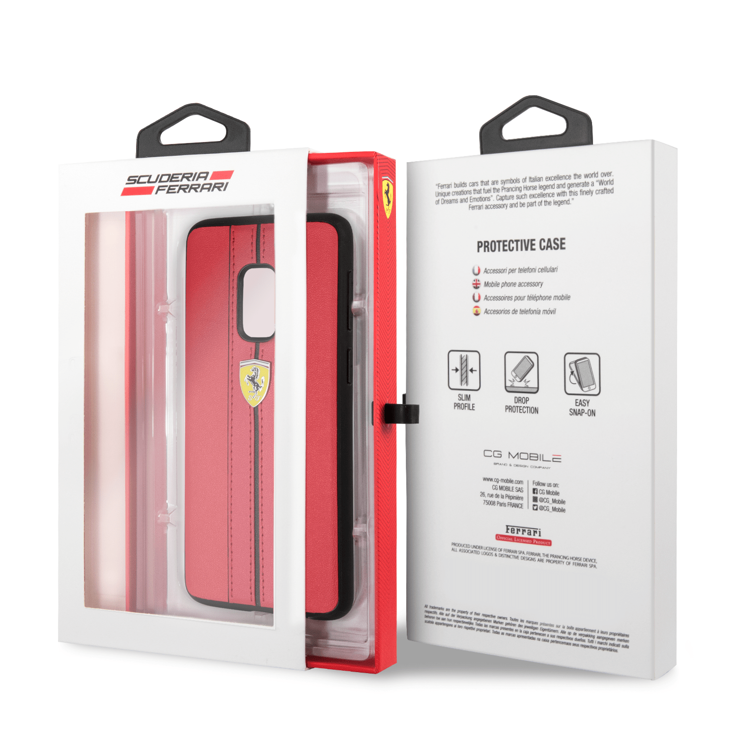 Official Ferrari PU leather case for SAMSUNG GALAXY S9