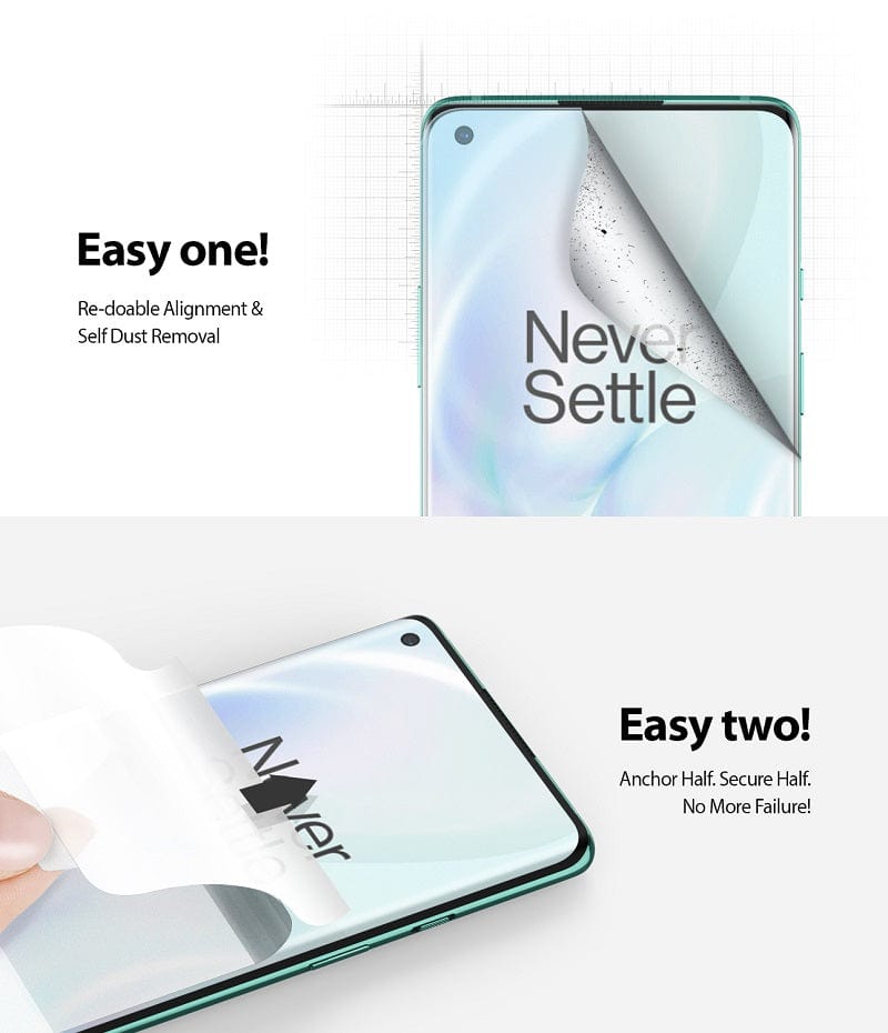 OnePlus 8 Screen Protector Dual Easy Wing Film By Ringke
