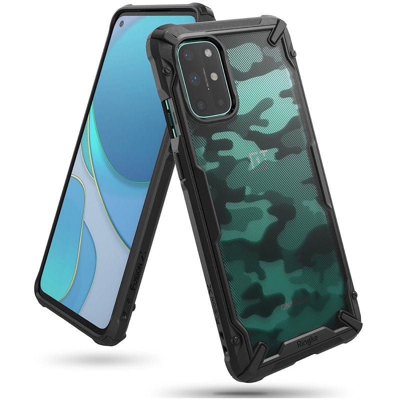 OnePlus 8T / 8T+ 5G Case Camo Black Fusion X By Ringke
