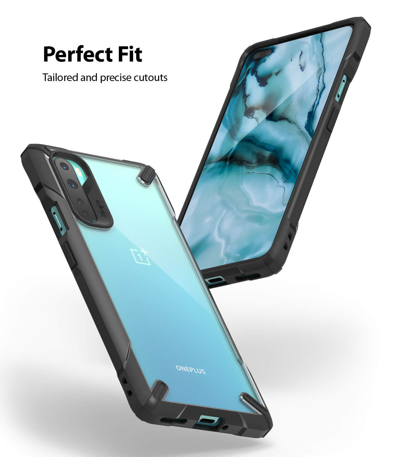 OnePlus Nord Fusion-X Black Case by Ringke