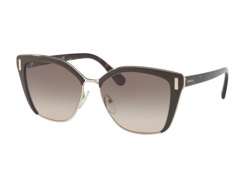 Prada Sunglasses For Women PR 56TS 57 (Grey-Black & Brown)