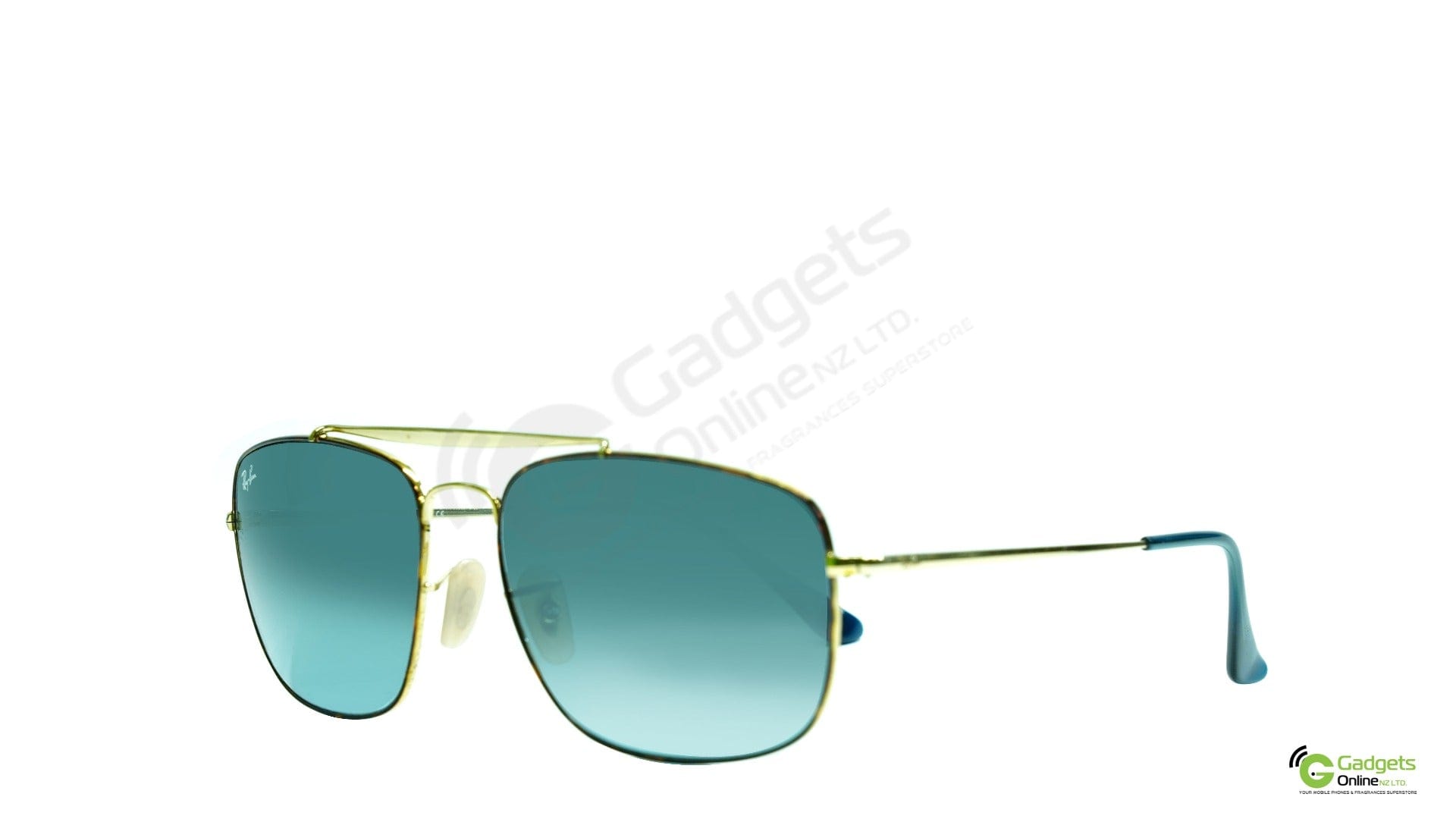 Ray-Ban Colonel RB3560 91023M Tortoise - Blue Lenses (Steel)