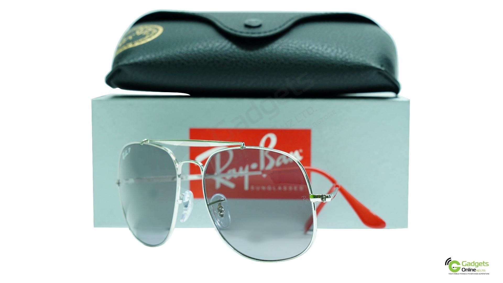 Ray-Ban General Pop RB3561 9108P2 Silver - Grey Polarized Lenses(Metal)