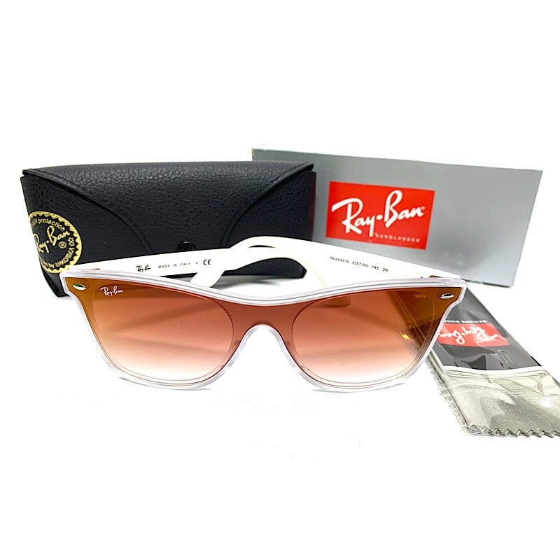 Ray-Ban RB4440N 6357V0 Blaze Wayfarer Transparent Red Lenses For Men And Women