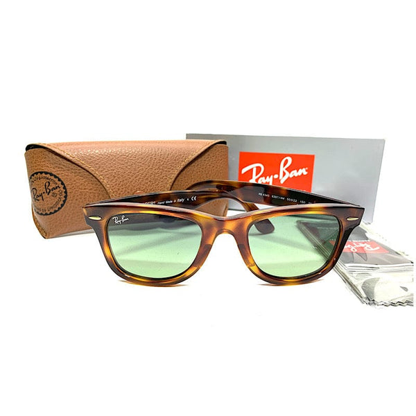 Ray-Ban Wayfarer Ease RB4340 63974M Tortoise Green Lenses