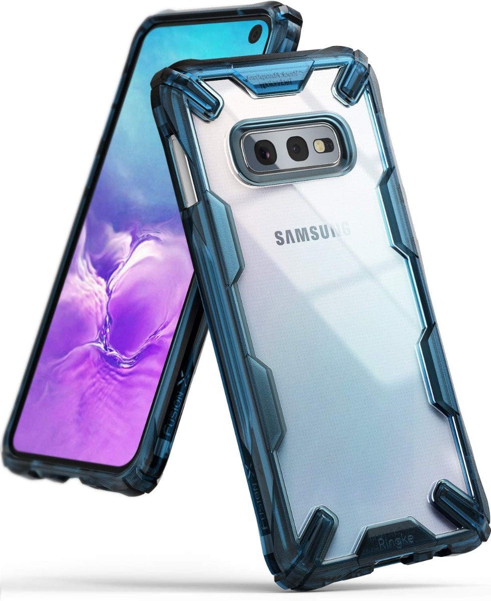 Ringke Fusion-X Back Case And Cover For Samsung Galaxy S10E - Space Blue