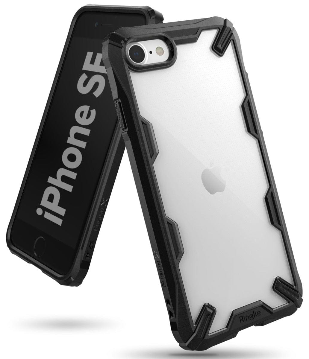 Ringke Fusion X Case for iPhone SE 2nd Gen 2020 - Black