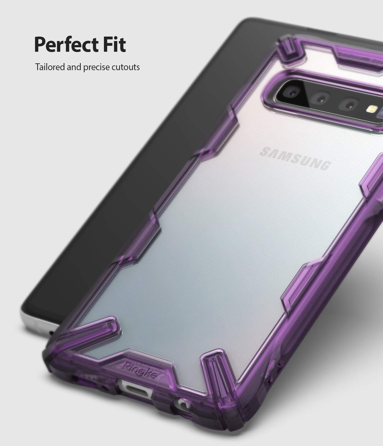 Ringke Fusion-X Double Protection Case for Galaxy S10 Plus - Royal Purple