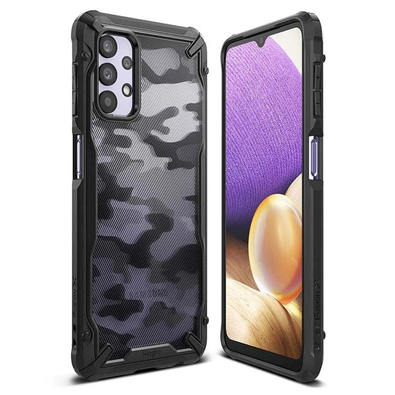 Samsung A32 5G Case Camo Black Fusion X By Ringke