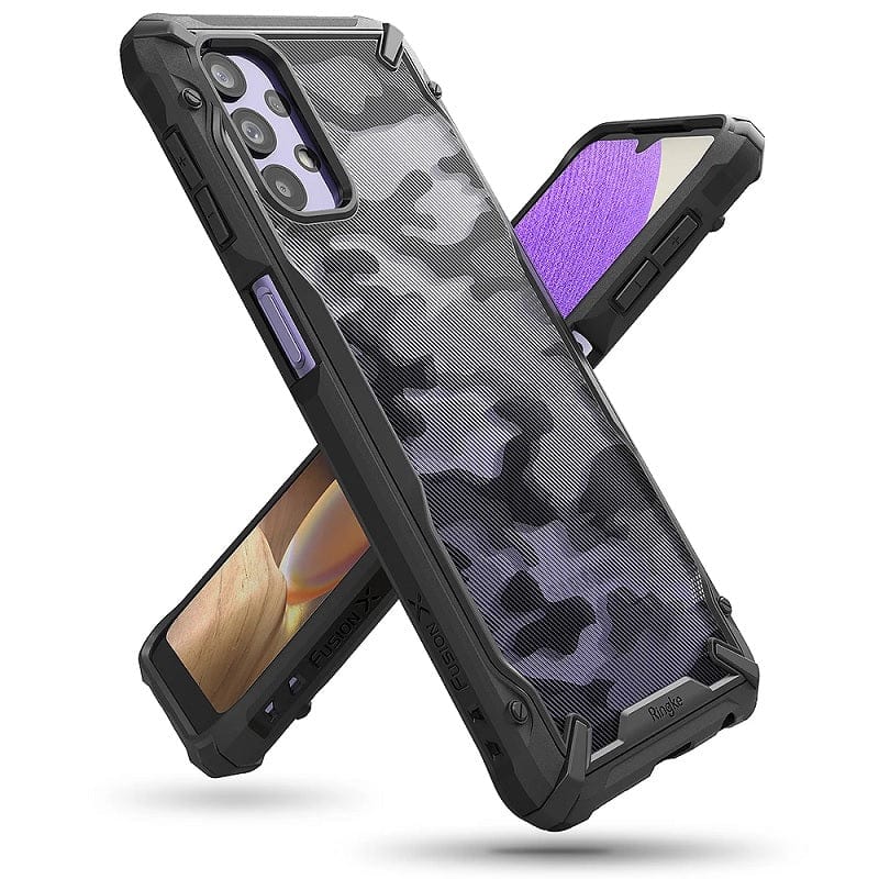 Samsung A32 5G Case Camo Black Fusion X By Ringke