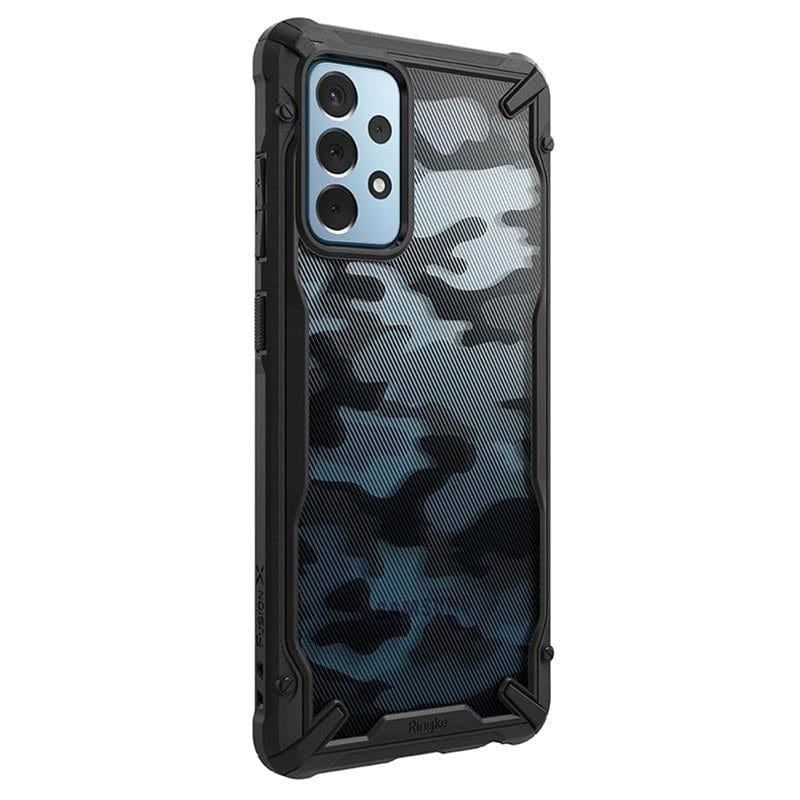 Samsung A52 / A52 5G Case Camo Black Fusion X By Ringke