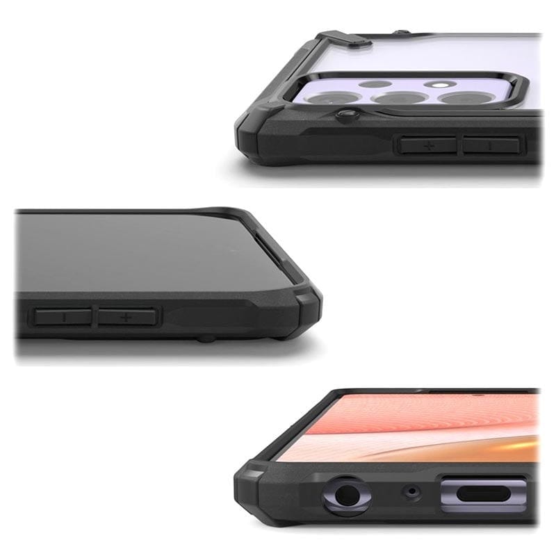 Samsung A72 Case Black Fusion X By Ringke