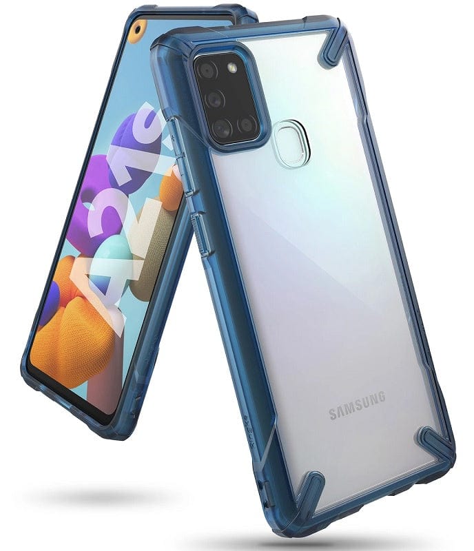 Samsung Galaxy A21S Space Blue Case Fusion X By Ringke