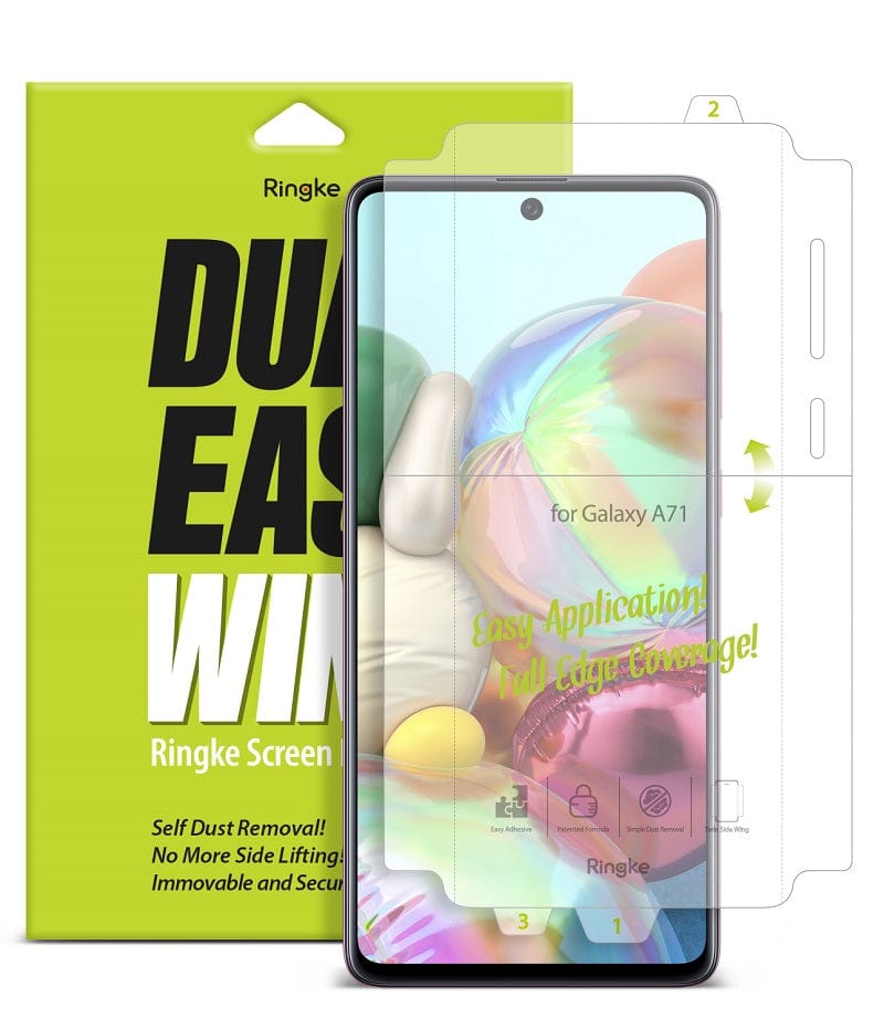 Samsung Galaxy A71 Screen Protector Dual Easy Wing Film By Ringke