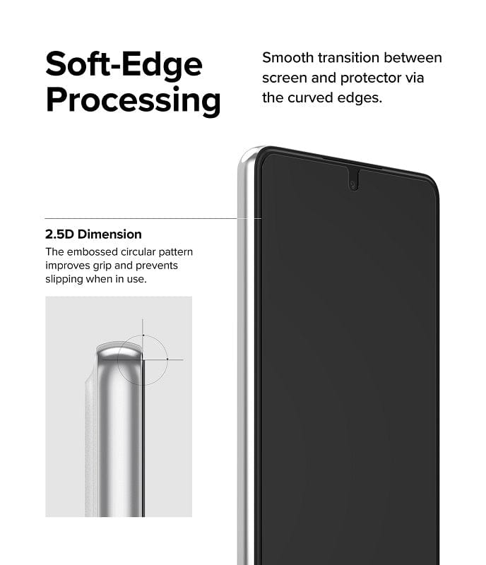 Samsung Galaxy A73 5G ID Glass Screen Protector By Ringke - 2 Pieces