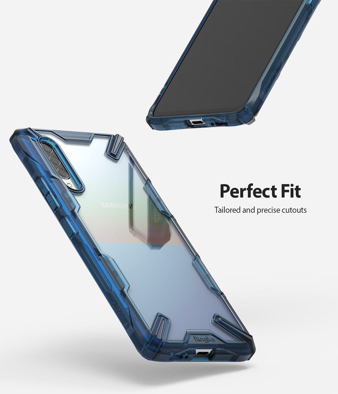 Samsung Galaxy A90 5G RINGKE FUSION X Space Blue Cover