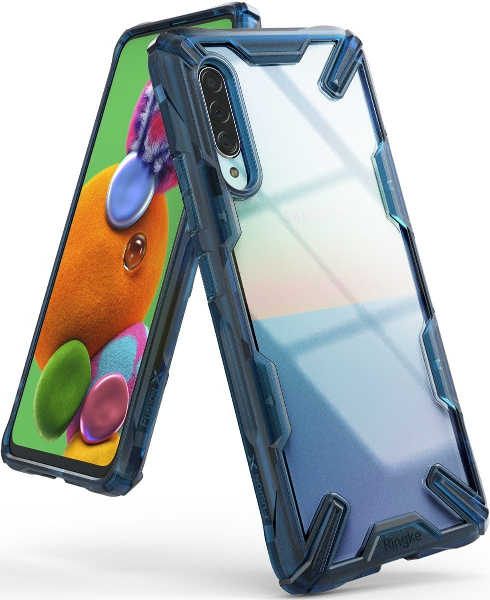 Samsung Galaxy A90 5G RINGKE FUSION X Space Blue Cover