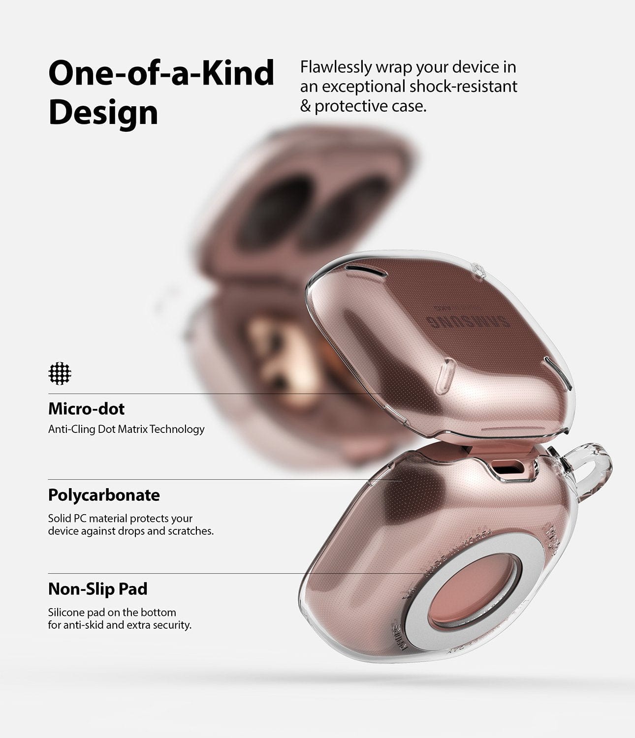 Samsung Galaxy Buds Live / Buds Pro / Buds2 / Buds2 Pro Clear Case Slim-X