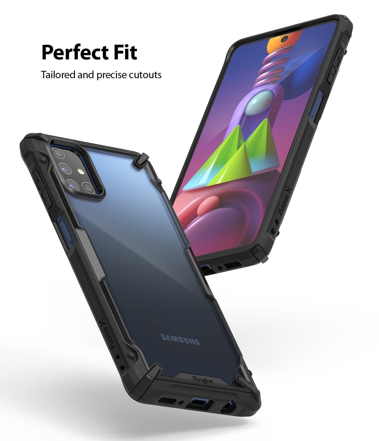 Ringke FusionX for Samsung Galaxy M51 Case