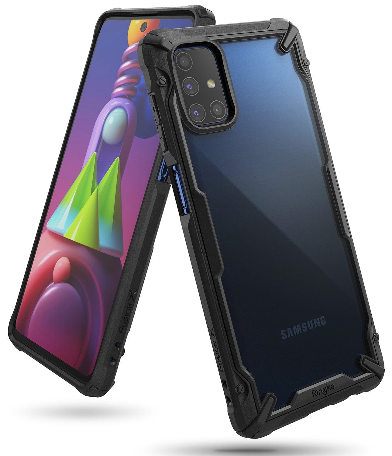 Samsung Galaxy M51 Black Case Ringke Fusion-X