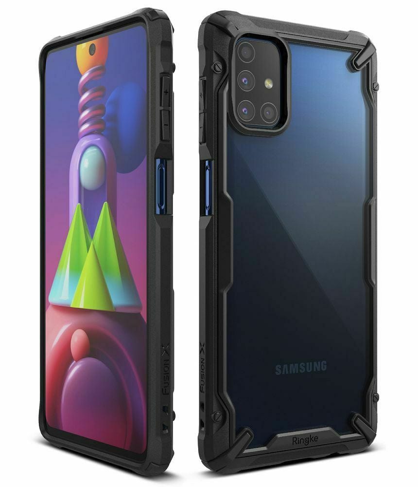 Samsung Galaxy M51 Black Case Ringke Fusion-X