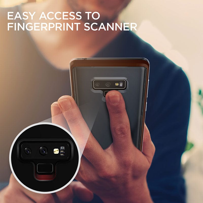 Convenient Fingerprint Scanner Access with VRS Design Case for Samsung Galaxy Note 9
